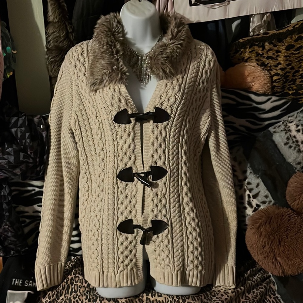 Casual sweater coat